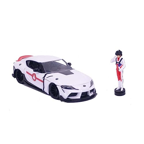 Robotech 1:24 2020 Toyota Supra Die-cast Car y Figura Rick Hunter miniatura 2
