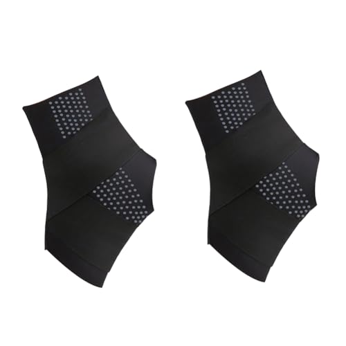 Qerwsdty Tobillera de 2 Piezas, Tobillera de CompresióN Ajustable para Hombres y Mujeres, ProteccióN Deportiva, Estabiliza los Ligamentos XXXL