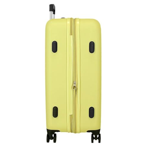 Roll Road Camboya Maleta Grande Amarillo 52x75x30 cms Rígido 4,5kgs Cierre de combinación Lateral ABS 4,5kgs 97L Extensible - imagen 4