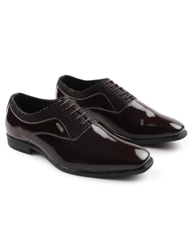 Image of Liberty Fortune A998-07 Formal Lacing Oxford Shoes for Men with TPR Sole | PU Outsole | Comfortable & Lightweight | Cushioned Footbed | Durable & Trendy Design