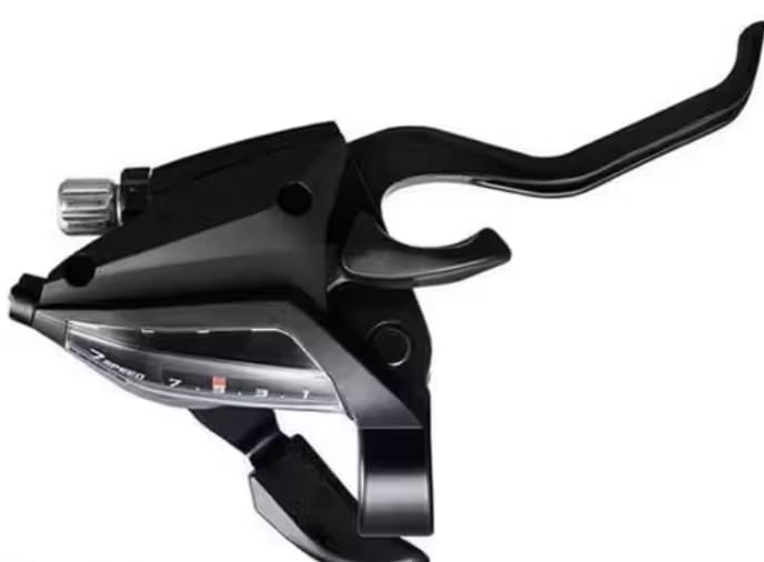 Image of Bicycle 7 Speed Gear Set Comes with Freewheel, Chain, Outer casing, Shifter Long Glass, and dreaullier