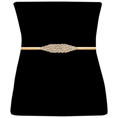 Skinny Belt Women Chain Belt For Dress Waist Chain Belts For Women Metal Chain Belts For Fashion Thin Belt For Dresses