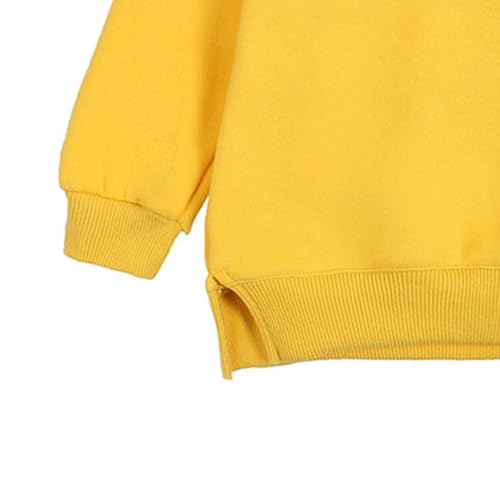 Sweatshirts for Girls and Boys Fashion Long Sleeve Crewneck Pullover Tops Cute Solid Toddler Sweaters3