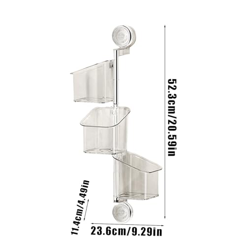 Étagère de douche à ventouse pour en finir avec le désordre mural
