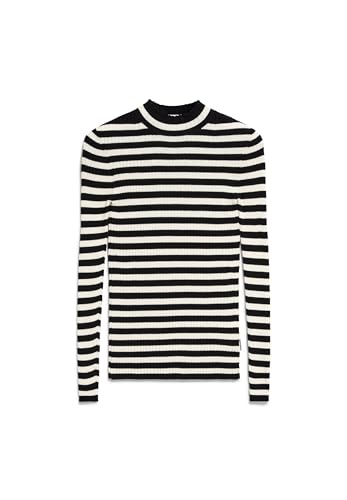 ARMEDANGELS Damen Pullover Slim Fit aus Bio-Baumwolle ALAANIA Striped...