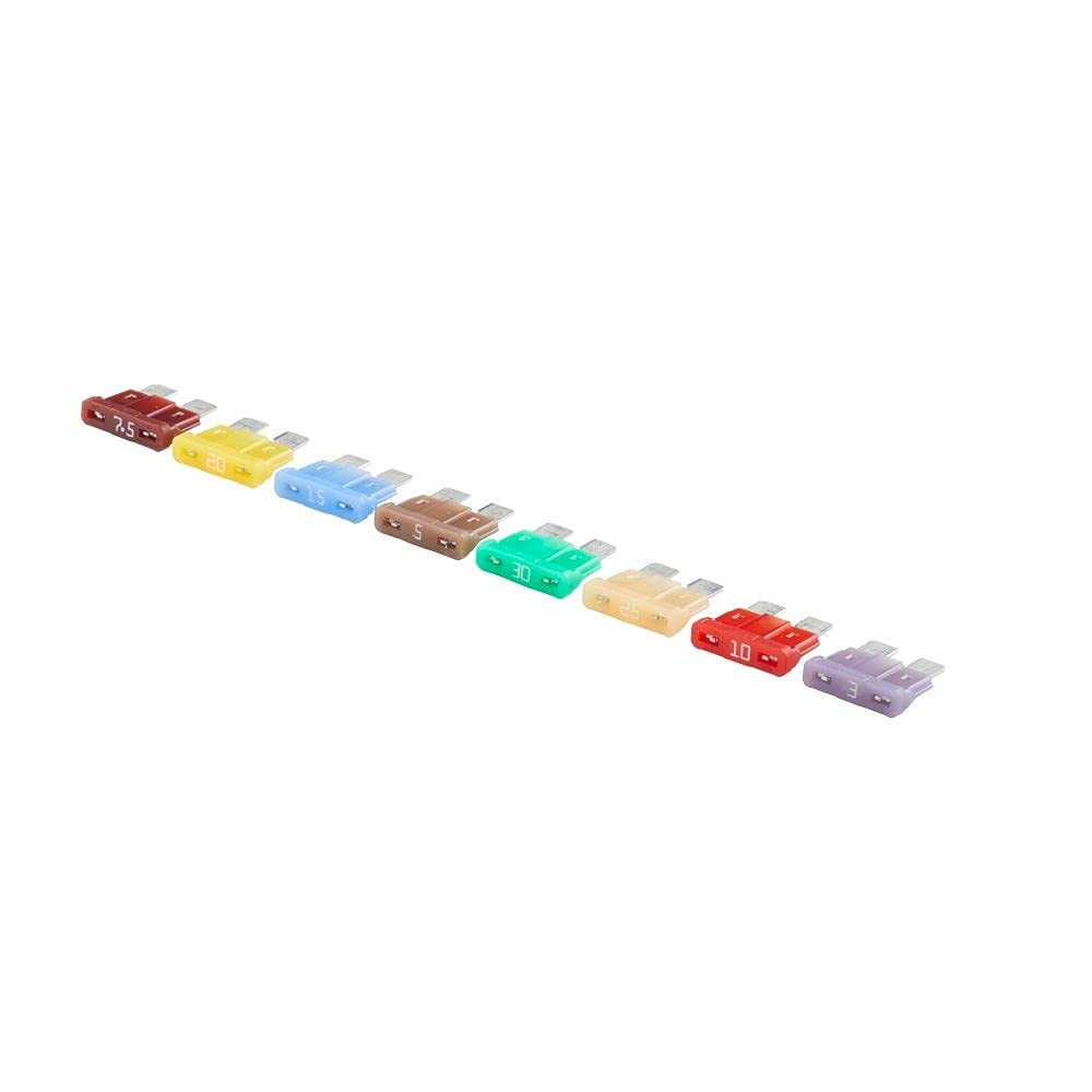 SeKi Fusibles ATO 15A Bleu - Lot De 5 - Pour Voiture, Caravane, Bateau