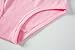 Barara King 100% Cotton Panties Big Girls Soft Underwear Kids Girls' Undies Solid Pink (Pack of 6) Size 10
