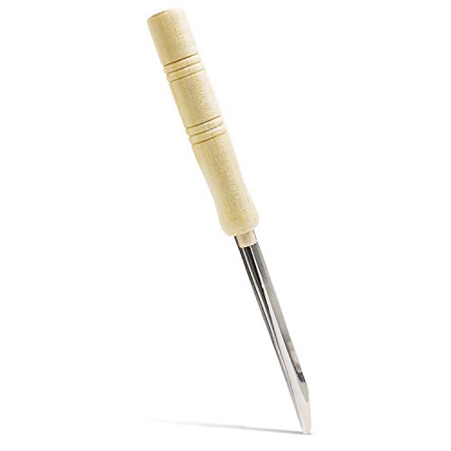 Scientific Labwares 789-1234 Lab Scoop Spatula With Wooden Handle cover