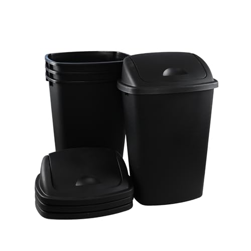 Canecas de basura grandes 13 galones, pack de 4 miniatura 6