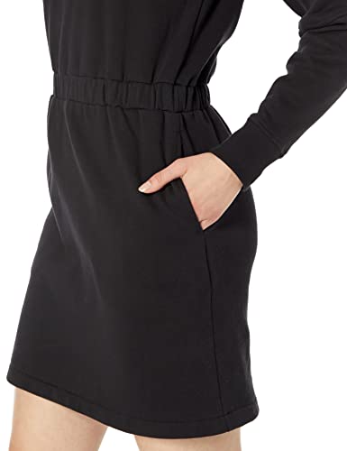 Image of Amazon Essentials Women's Long Sleeve Knit Henley Sweatshirt Dress (Available in Plus Size)
