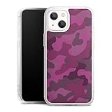 DeinDesign Magnetische Hülle Case Handyhülle mit MagSafe kompatibel mit Apple iPhone 13 Mini Camouflage Bundeswehr Muster