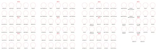 America the Beautiful Quarters™ Collector's Folder 2010-2021