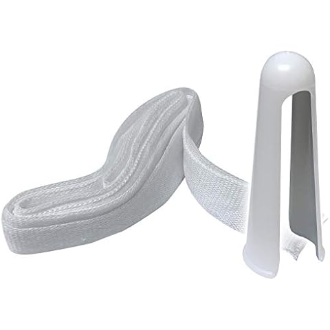 Comfinette Size '12' Tubular Viscose Stockinette Bandage - Unstretched (Flat Diameter Width) 3cm - Ideal for Bulky Fingers and Toes - 2m Length + Applicator Cover