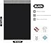 Metronic Poly Mailers 10x13 500Pcs,Strong Adhensive Shipping Bags for Clothing,Waterproof Poly Mailer Bags for Shipping, Flexible Shipping Envelopes for Small Business, Mailing Packages Bags Black