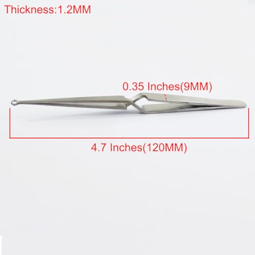 Lock Pinning Cross Locking Tweezers, self-locking tweezer Locksmith Tool for Locksmith Pinning & Rekeying Kit Lock Pin Tumbler Tweezers - Image 7