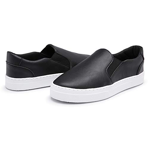 Slip feminino tipo Iate Sola costurada. Leve e Macio Lançamento (Preto verniz, 38)