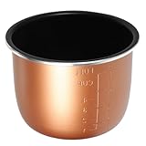 Pièces compatibles pour cuiseur à riz : capacité, ce récipient permet de réaliser de nombreuses préparations, comme la cuisson du riz ou la confection de gâteaux. revêtement intérieur inclus