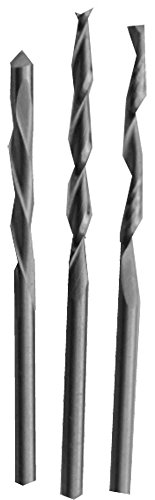 ToolUSA 3pc Tile Cutter Spiral Router Drill Bit Set: TJ04-04875-Z03 : ( Pack of 2 Sets )