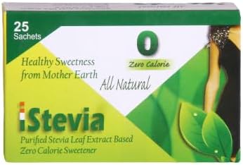 powder | Zero Calorie Natural Plant Based Sweetener | 50 Servings | Stevia Powder Sachets Pack Of 2 | Sugar Free