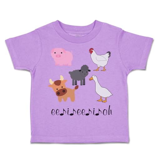 Toddler T-Shirt with Farm Animals Music Design