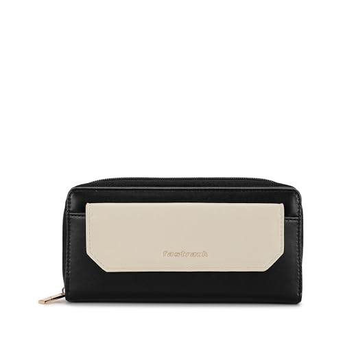 Image of Fastrack Women Compact Clutch | Stylish Clutch Purse with Semi PU Belt | Lightweight, Durable & Trendy Wallet for Girls & Ladies | Perfect for Casual & Party Use