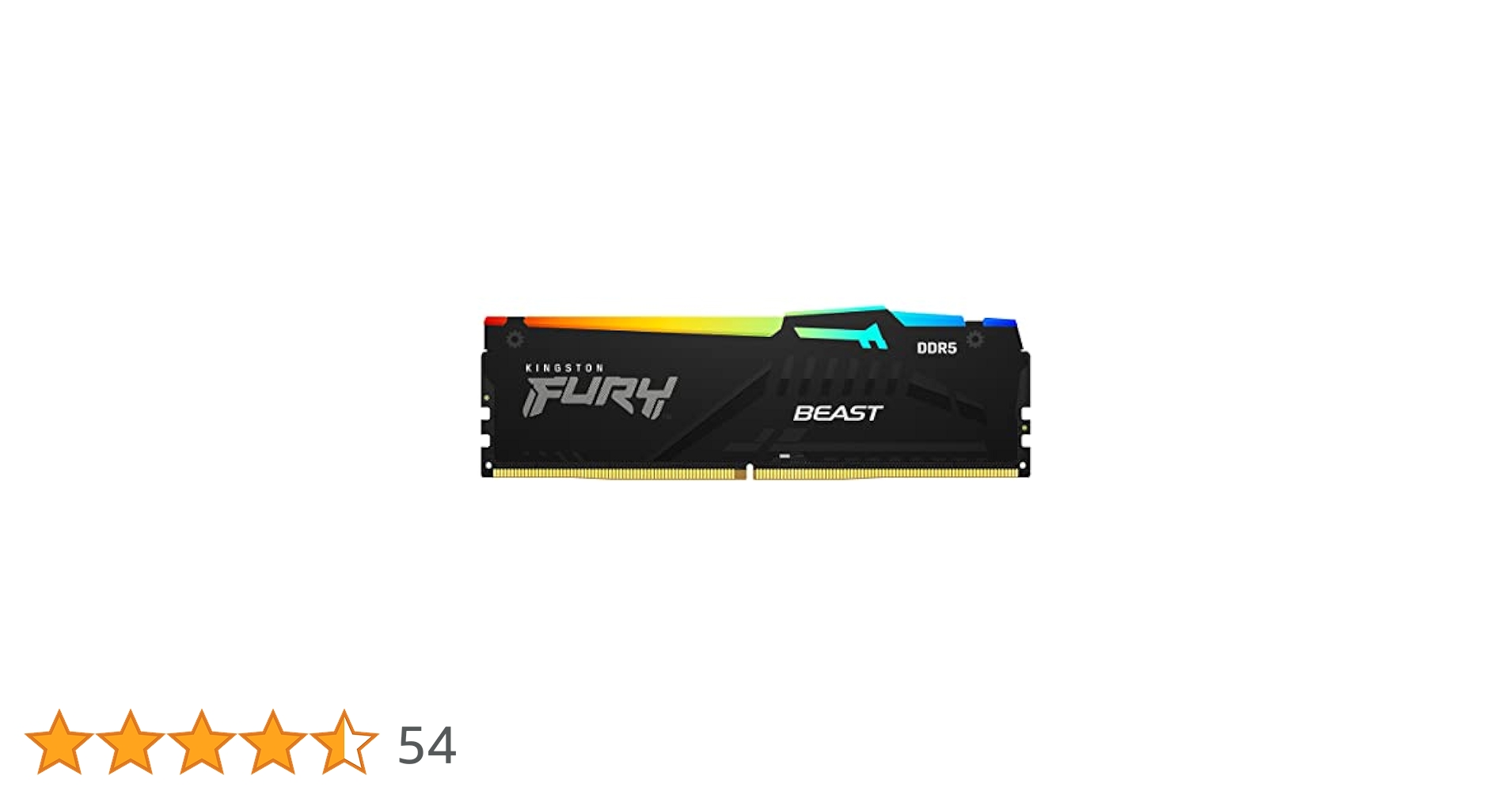 Kingston FURY BEAST DDR5 16GB/32GB新品 Kingston Fury Beast Black 32GB Kit (2x16GB) 3200Mhz DDR4