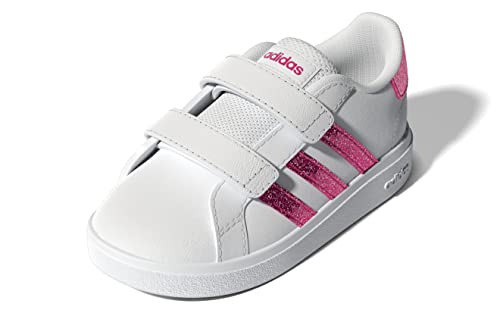 adidas Mixte enfant Grand Court 2.0 Cf I Sneaker, Ftwr White Team Real Magenta Ftwr White, 26 EU