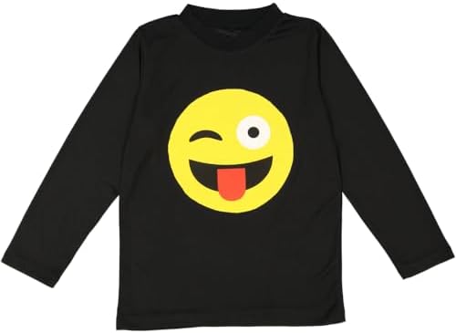 Dress Up America Unisex Çocuklar Dil Emojili Çocuklar İçin T-shir...