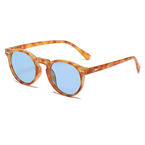 Image of Vintage Polarized Sunglasses for Men Women Round Retro Classic Fashion Eyewear UV400 Protection Sun Glasses