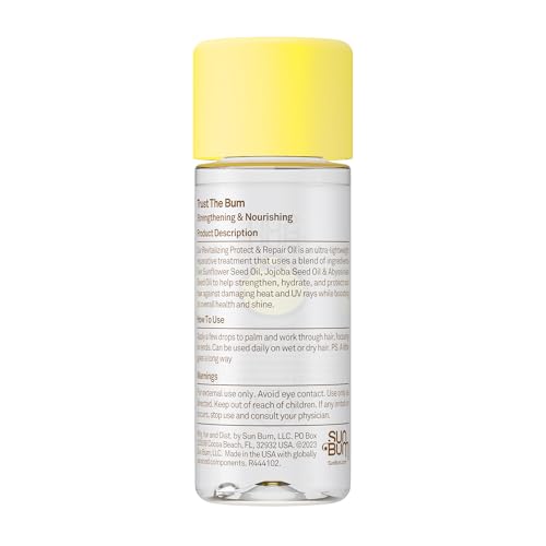 Sun Bum Revitalizing Hair Oil UV & Heat Protectant Treatment - 1.7 oz - image 5