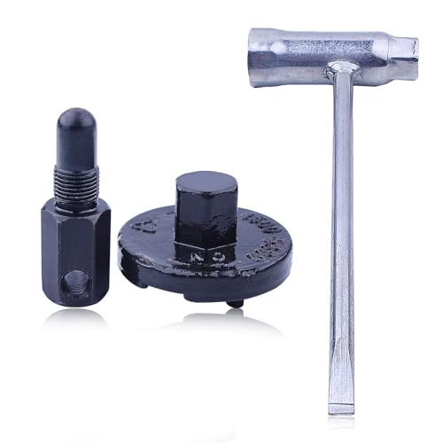 Haishine 14 MM Piston Stop Tronçonneuse Embrayage Volant Outil De Retrait Embrayage Expander Démonter Outils pour Husqvarna Stihl Echo 2 Cycle 14mm + Clé à...