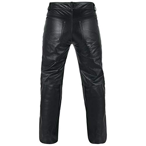 Genuine Leather Full Grain Motorbike Leather Pant, Motorcycle Style