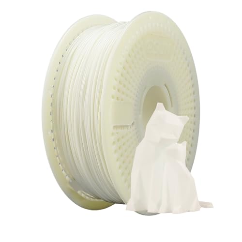 eSUN PLA+ Refill Filament 1KG & Spool Kit,with Removable Holder,White