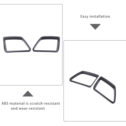 Image of Car Front Bumper Grille Cover Trim Compatible with Pontiac G8 08-09 /Holden Commodore 06-12 ABS Front Grille Accent Trim Cover Front Grille Bumper Grill Inserts protective Accessories (Matt black)