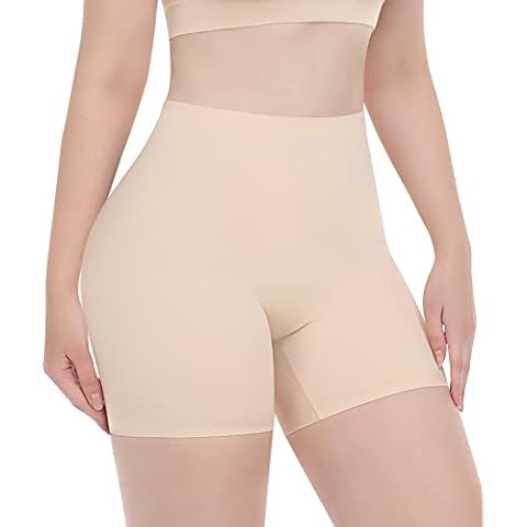 Annsuki Cooling Shorts Under Dresses Smooth Slip Shorts for Women Anti Chafing Under Dress Shorts Soft Boyshort Nude XL Cover