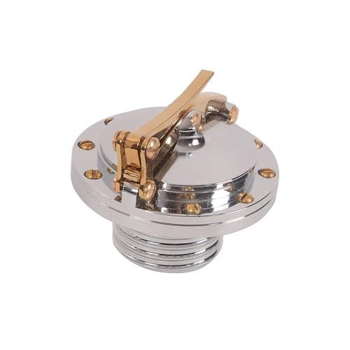 Kraftstoff tankdeckel Für Triumph Twins Bobber T100 Street Cup 2016 2017 2018 2019 2020 2021 Aluminium-Kraftstofftank, Tankdeckel, Monza-Stil, Zubehör