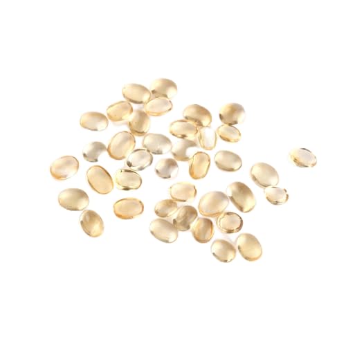 Citrine en vrac en cabochon pour créer vos bijoux artisanaux et bagues d'été fait main