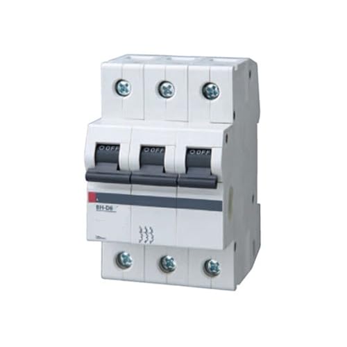 Disjoncteur miniature 3P 16A BH-D6 coupure tripolaire instantanée contre les surcharges