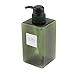 Produktbild FLAMEER Kunststoff Spender, Pumpflasche für Cremes, Flüssigkeiten, Make-up, tragbar und leicht - Dunkelgrünes 450ml