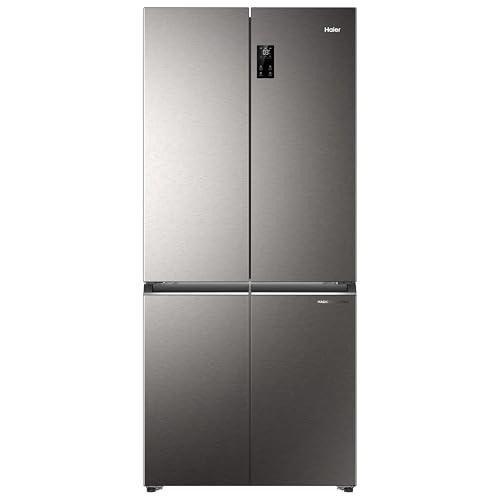 Image of Haier 520 L, 4-Door Side by Side Refrigerator with Convertible Fridge Space & Inverter Technology (HRB-600IS-1, Steel Inox)