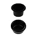 Produktbild NOLOGO Yg-ct 2pcs 100mm / 90mm Kunststoff-Becherhalter for Boote, Wohnmobile, PKW, LKW, Sofas, Spieltisch Taschen (Farbe : Schwarz)