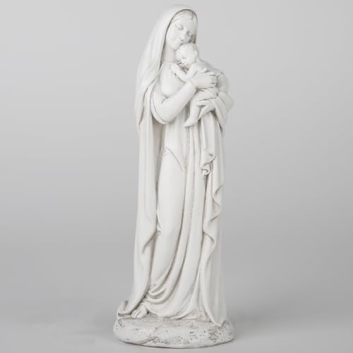 Estatua de Madonna y Niño 7 pulgadas decoración católica miniatura 3
