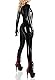 DuckyDucky Catsuit IronStorm - hand feet DETACHED - Rubber Fetish 100% Latex - back zip - schwarz XS