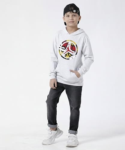 Image of KYDA KIDS Boys 100% Cotton Hooded Neck Long Sleeve Sweatshirt with Hoodies Winter Wear