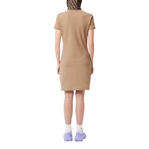 Image of Lacoste Women's Slim Fit Stretch Petit Pique Polo Dress