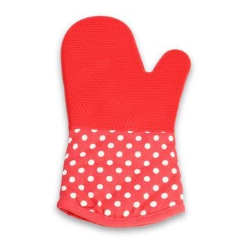 3NH Cotton Microwave 1Pc Silicone Oven Mitt Bbq Glove-Pink : Pink