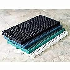 D&C PAWS Multipurpose Heavy Duty 36X12 Inch Rectangular Shape Non Skid Plastic Bottom Flooring Mat Ideal for Dogs, Cats, Rabbit and Goat - Black (Pack of 2 Pcs) 3