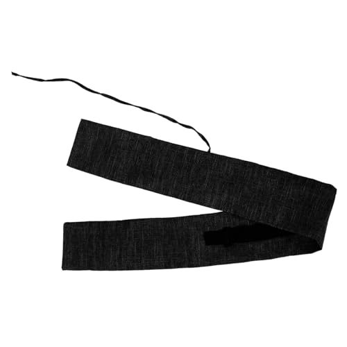 CAXUSD bolsa de espada bolsa de esgrima portátil organizador de espadas bolsa de manga de espadas bolsa de almacenamiento de espada larga cubierta protectora de espadas paño Black