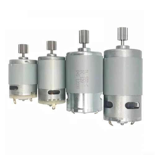Leistungsstarker Kinder Elektroauto Motor für RS550 RS390 RS380 RS555 mit Dual-Getriebeoptionen Kompatibel mit 6V/12V/24V (550 12V 30000rpm)