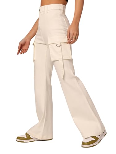 Image of Dolce Crudo Boot Cut High Rise Cropped Jeans for Women